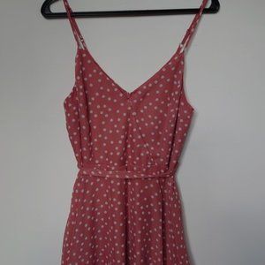 Primark-Pink polkadot A line dress